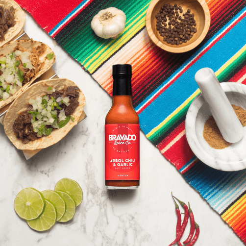 Árbol Chili & Garlic Hot Sauce