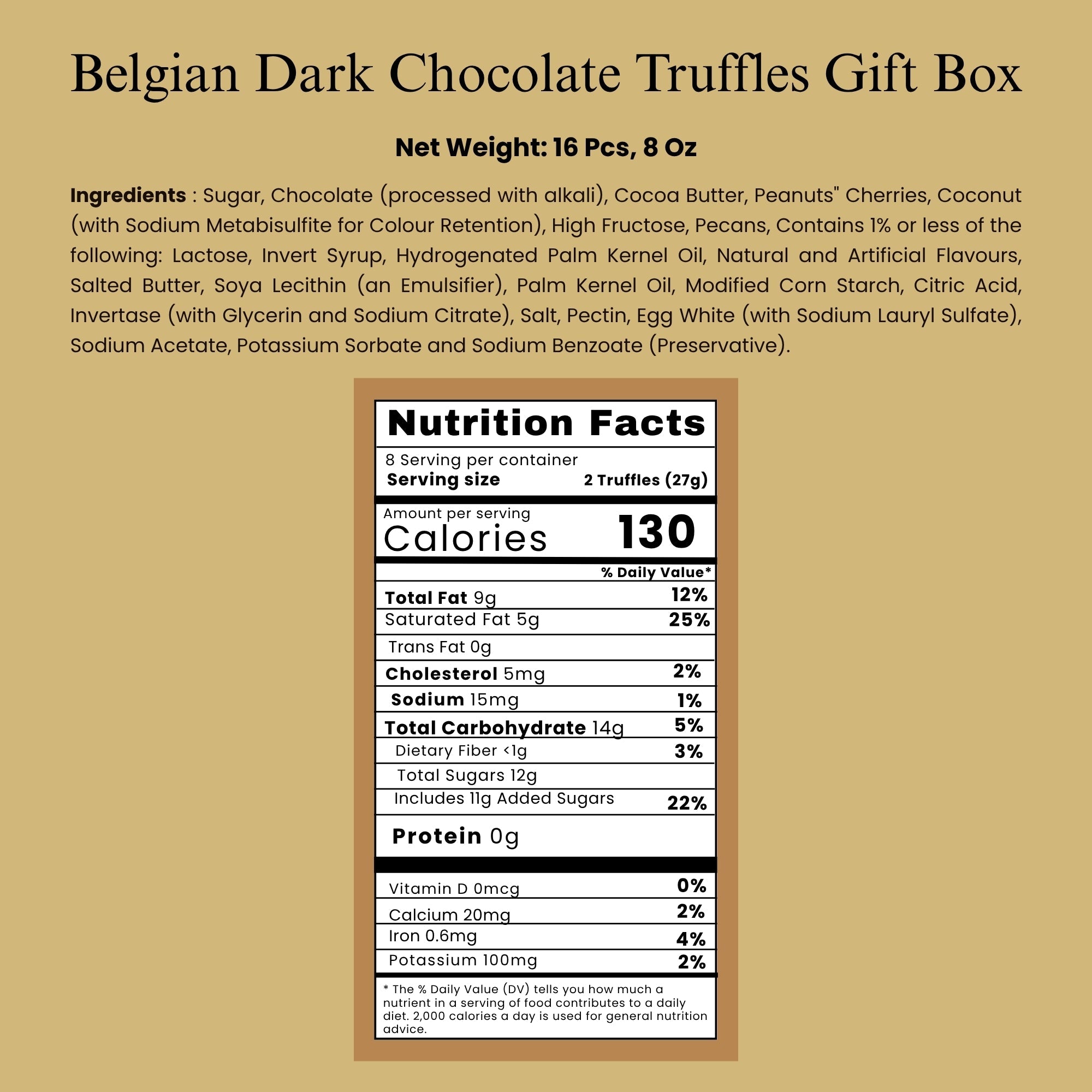 Andy Anand Artisan Dark Chocolate Truffles, 24 pc – Handmade Assorted Flavors, 60% Cocoa Butter, Gourmet Birthday & Holiday Gift Collection