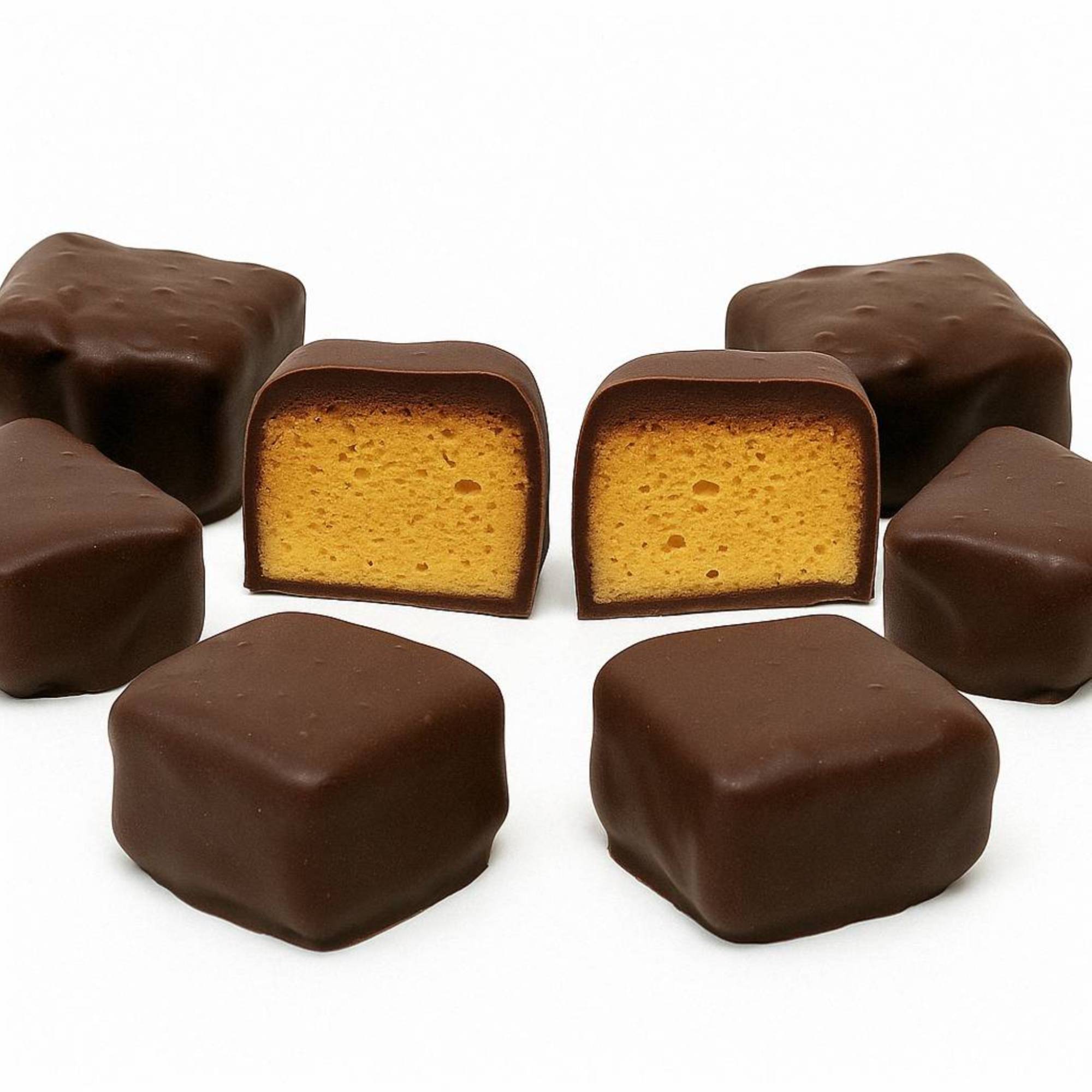 Andy Anand Luxurious Dark Chocolate Honeycomb, 1 lb – Gourmet Gift Box, All-Natural, No Preservatives, Vegan Indulgence, Birthday Gift Box