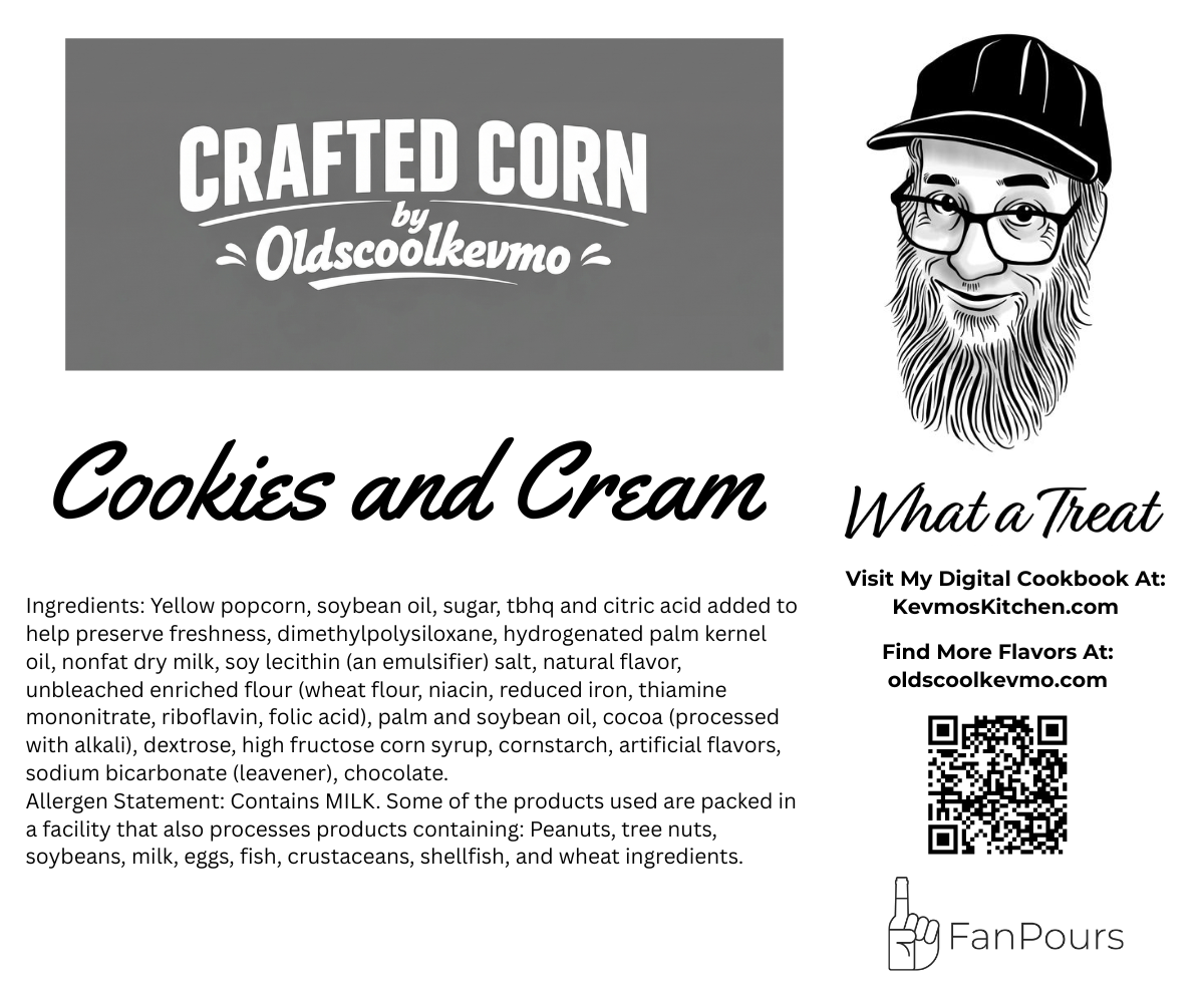 Kevmo's Cookies & Cream Crafted Corn