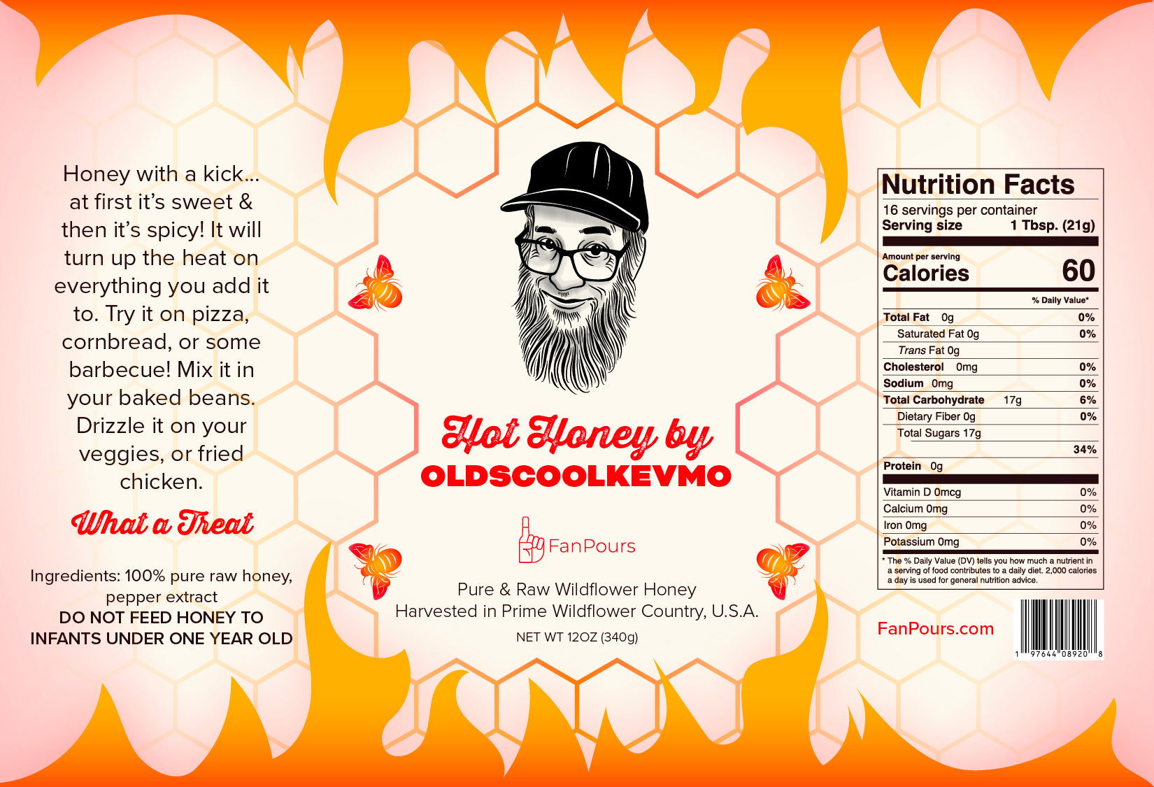 Kevmo's Hot Honey (12oz)