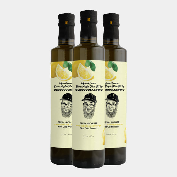 Kevmo's Lemon Infused Extra Virgin Olive Oil (250 ML)