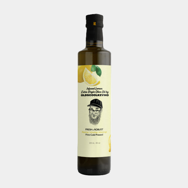 Kevmo's Lemon Infused Extra Virgin Olive Oil (250 ML)