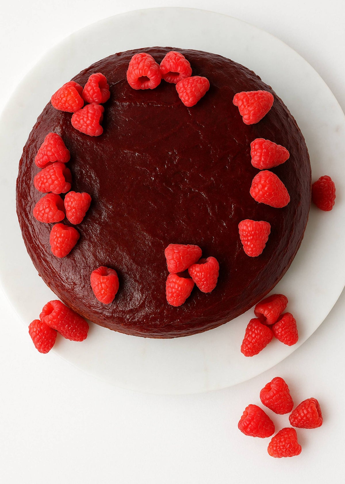 Andy Anand Chocolate Raspberry Cake, 9-Inch, 2.8 lb – Real Chocolate Truffles, Luxuriously Creamy, Birthday, Wedding & Anniversary Gift Box
