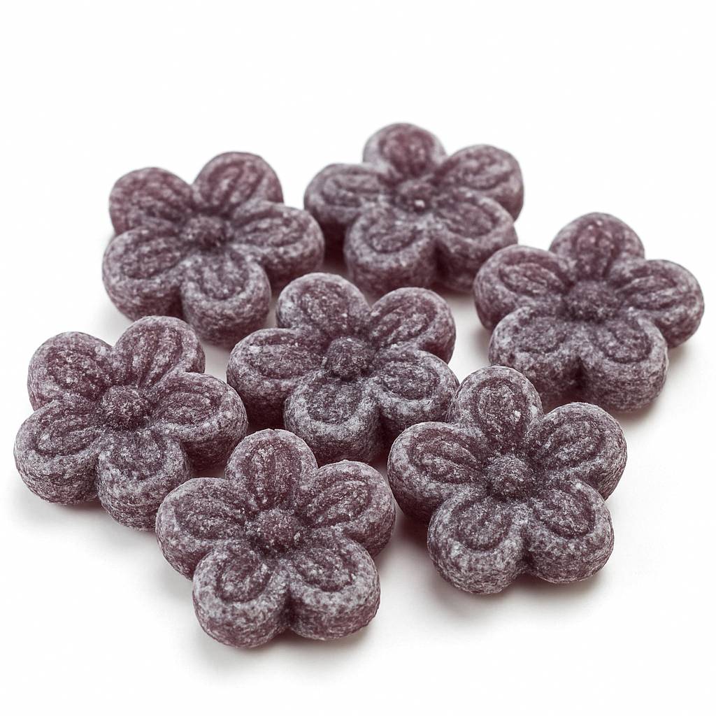Andy Anand Sugar-Free Violet Candy Dragees, 150 pc, 3-Pack – Old-World European, Stevia Sweetened, Keto & Diabetic-Friendly Gourmet Gift Box