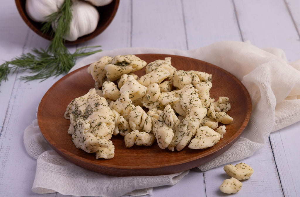 Cheese Curds - White Garlic & Dill