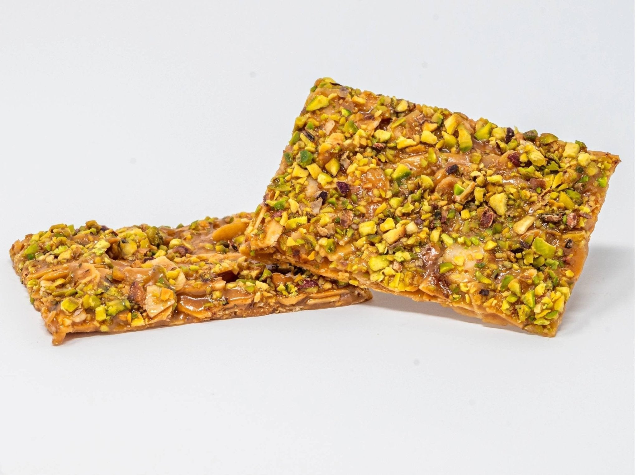 Andy Anand Italian Pistachio Brittle Croccante (7 oz) | Gluten-Free Italian Imported | Local SoCal Bakery