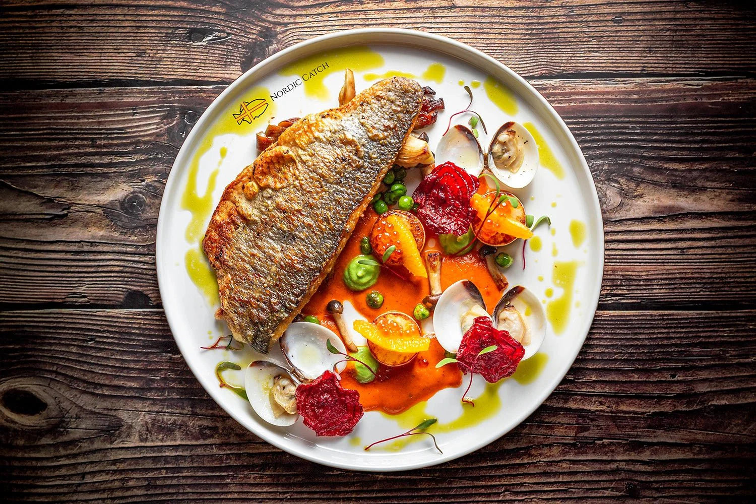 Branzino Fillet 2 x Portions per Pack, Skin On (Bulk Case)