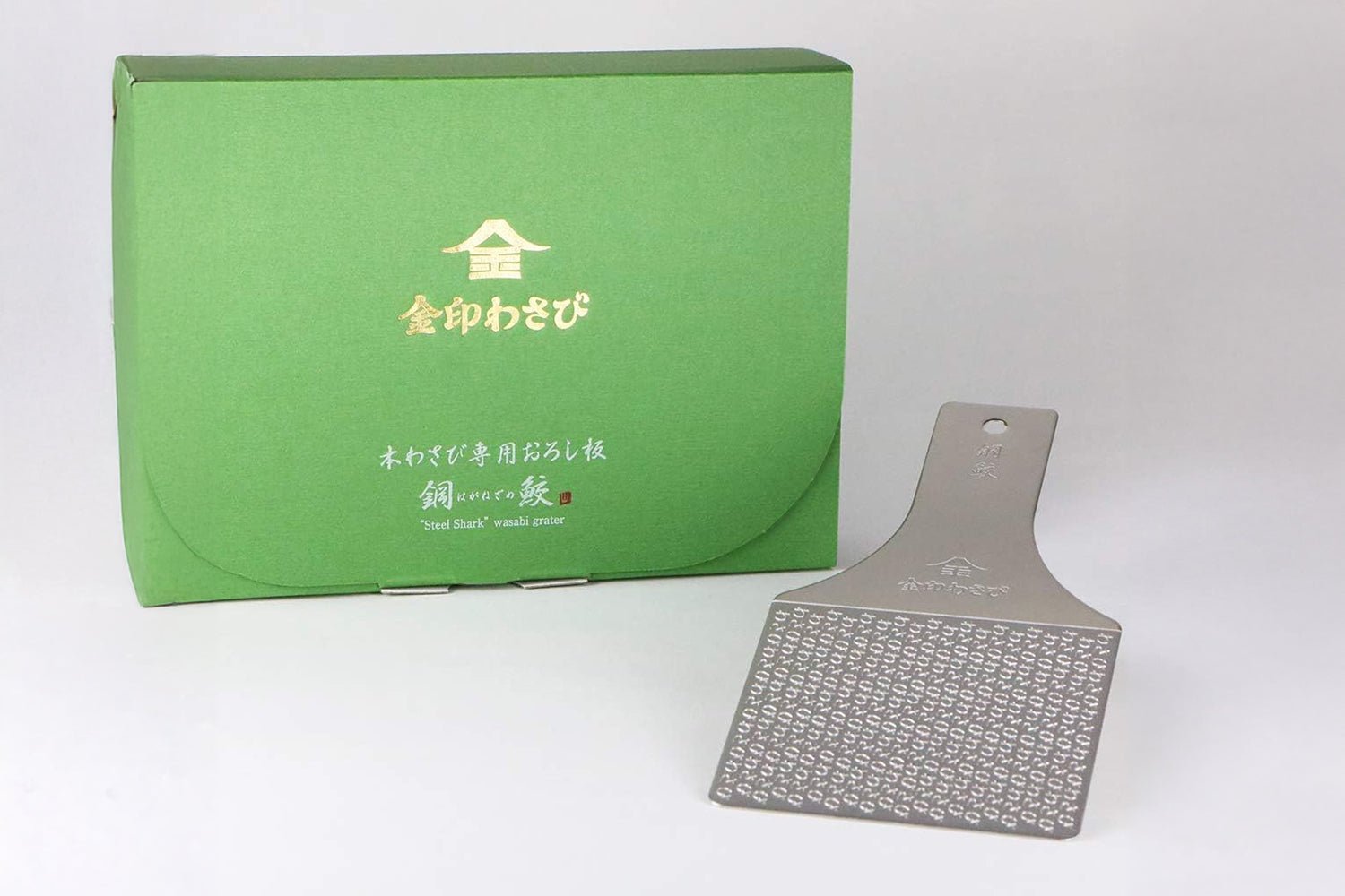 Fresh Japanese Wasabi Root + Steel Shark Grater Bundle