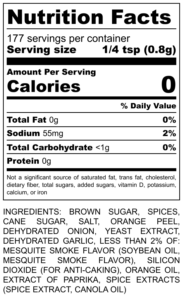 Hi-West St. Louis Brown Sugar Seasoning