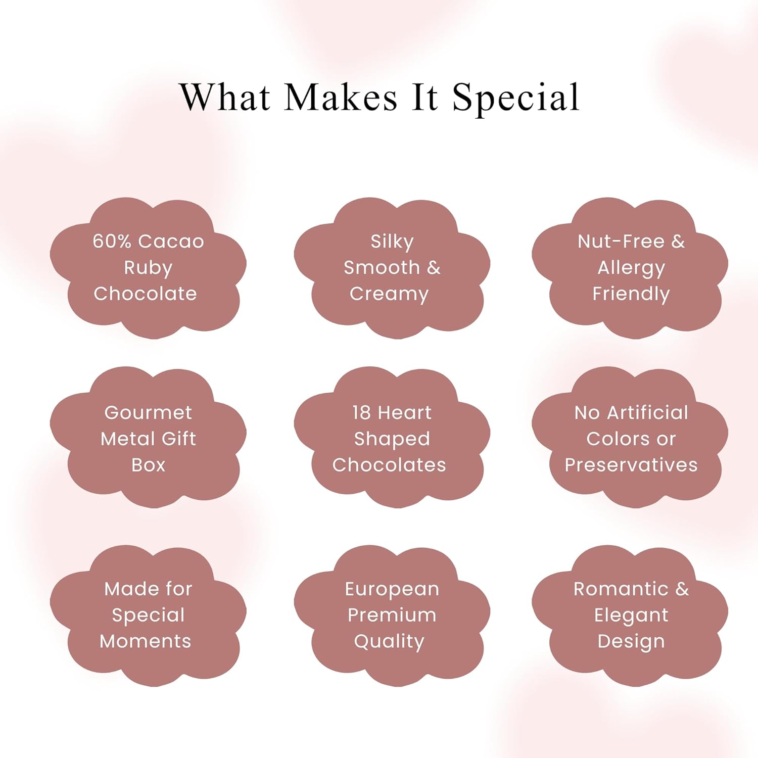 Andy Anand Ruby Chocolate Heart Truffles, 18 pc – Natural Berry-Pink Color, Fruity Flavor, Gluten-Free, Valentine's & Anniversary Gift