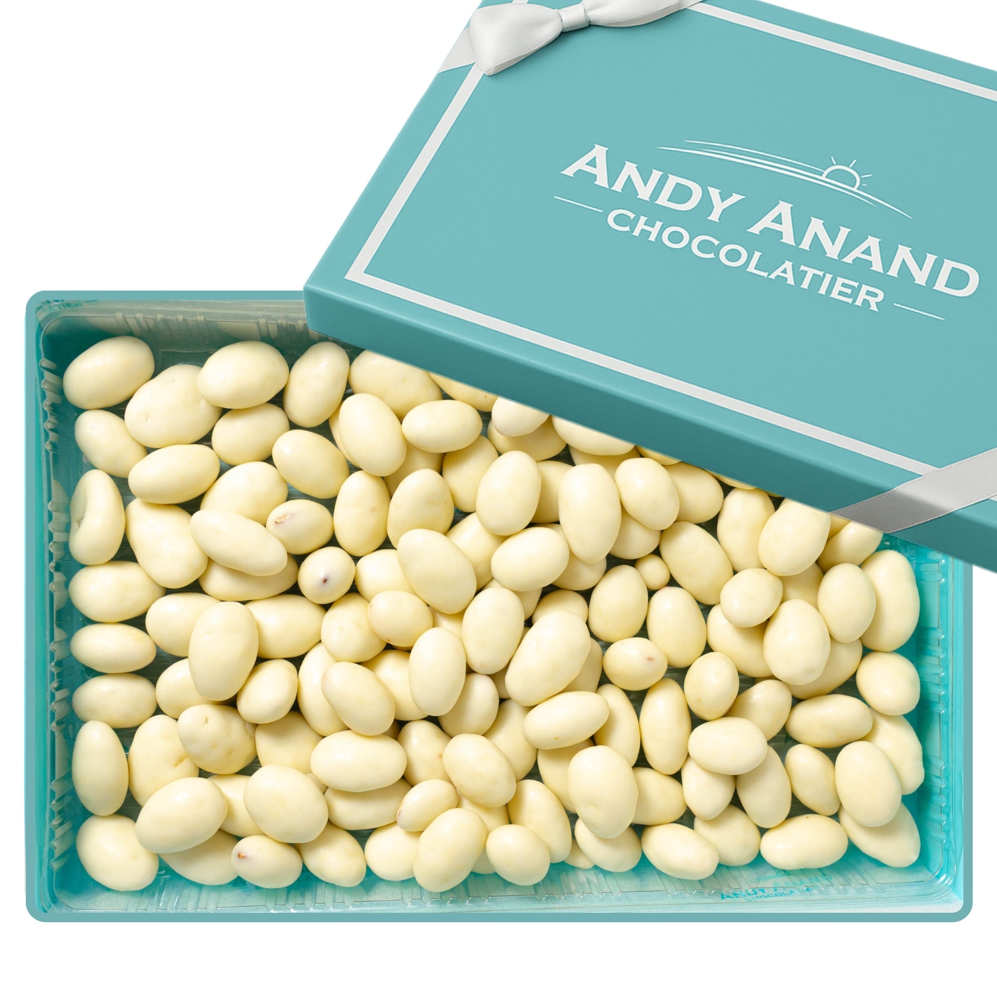 Andy Anand Greek Yogurt Covered Almonds, 1 lb – Sweet Creamy Coated Crunchy Nut Snack, Gourmet Gift for Birthday & Special Occasions