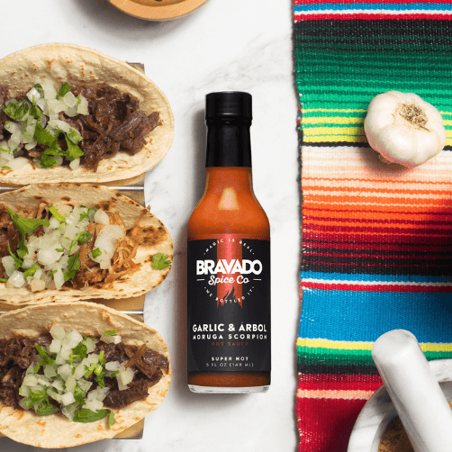 Garlic & Árbol Moruga Scorpion Hot Sauce