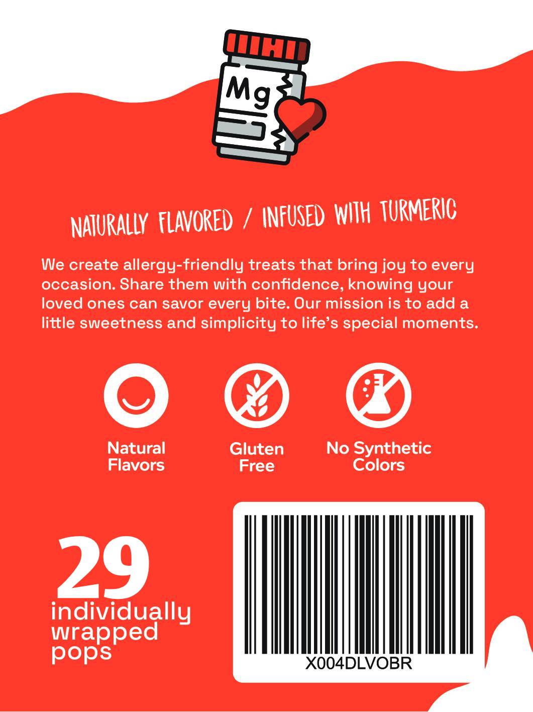 Andy Anand Sugar-Free Magnesium Lollipops & Sweet-Calm Combo, 29 ct, 8.8 oz – Real Fruit Juice, Keto, Kids Support, Birthday Gift Box