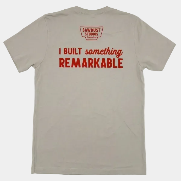 Sawdust Remarkable T-Shirt Smoke