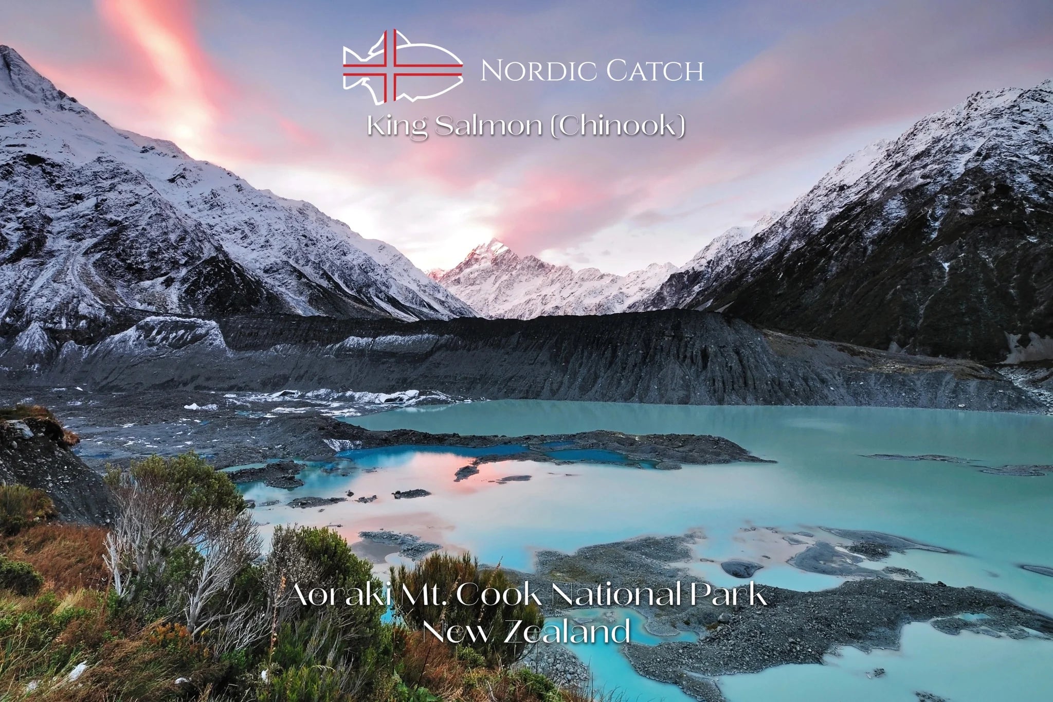 King Salmon, Freshwater New Zealand Skin On (Bulk Case)